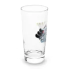 コーヒーロールの交通安全お守り！（テキスト入り） Long Sized Water Glass :left