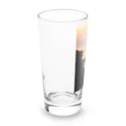 小佐々塾の夕陽と棚田 Long Sized Water Glass :left