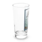 Sea of Grassの遠くを見るフィリピンワシ Long Sized Water Glass :left