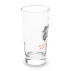 mayon's animal shopのバイクTシャツ　レトロなダックス Long Sized Water Glass :left