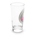 鳥取チアリーディングチーム　フェアリーズのフェアリーズ　ロゴ丸 Long Sized Water Glass :left