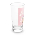 m.うちの子イラストの殿さま✳︎ sweets series Long Sized Water Glass :left