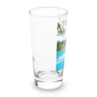 ほぺの青い池。 Long Sized Water Glass :left