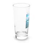 AI_ARTの空飛ぶクジラ Long Sized Water Glass :left