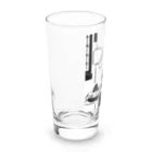 山形屋米店の牛乳を注ぐ女 Long Sized Water Glass :left