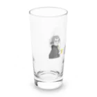 ビールとアート TM-3 Designの偉人 × BEER（三人の音楽家）黒線画 Long Sized Water Glass :left