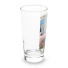 awakeve57のMonsterの結露を舐めるロシアンブルー Long Sized Water Glass :left