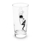 6375号室のぶくぶく同室モノクロ Long Sized Water Glass :left