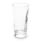 chr＊シンプルイラストのパーマノオンナノコ Long Sized Water Glass :left