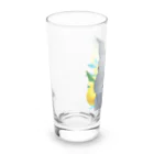 Mountain-and-Valleyのミニレッキスのゆずくん Long Sized Water Glass :left