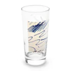 まっしろなオオカミのインクとの出会い。 Long Sized Water Glass :left