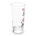 店の梅に赤短 Long Sized Water Glass :left