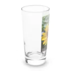 ま〜ぶる　ま〜ぶるのちょっぴり　まぶしい　ひまわり Long Sized Water Glass :left