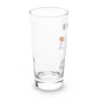 ハナのお店の電卓を叩く電卓 Long Sized Water Glass :left