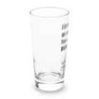 BeachBunnyのうさぎとねこ　ラグビーが好きなキミが好き Long Sized Water Glass :left