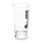 月見うどんの黒い猫さん Long Sized Water Glass :left