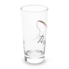 カモメのおっさんの釣り人なカモメのおっさん Long Sized Water Glass :left