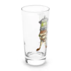 もむのふの爬虫類グッズやさんの龍燈鬼・天燈鬼コンビプリント Long Sized Water Glass :left