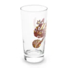 ヤマサキ堂の石虎ちゃん Long Sized Water Glass :left