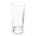 すてきな山のローズ・ダムール（背景色なし） Long Sized Water Glass :left