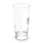 保護猫茶トラ兄弟LIFEの杏ちゃん Long Sized Water Glass :left