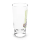 ぱすたてるかるぼのたぬき Long Sized Water Glass :left