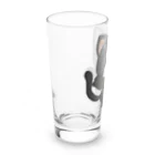 みきぞーん｜保護猫 ミッキー画伯と肉球とおともだちのmaruku Long Sized Water Glass :left