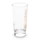 No.141_OneForOnesの焦げたパンしか作れないくまちゃん😨 Long Sized Water Glass :left