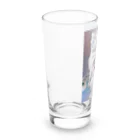 羊毛けだまkanaのユキヒョウもっふもふ02 Long Sized Water Glass :left