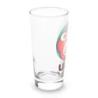 レタ(LETA)のぽっぷらうさぎ(UME・緑) Long Sized Water Glass :left