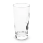 いきものや　のの（別館）の白黒うさぎ Long Sized Water Glass :left