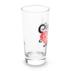 mouthの干支(トライバルデザイン・ネズミ) Long Sized Water Glass :left