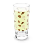MZグラフィックスのコーヒービーンズ　クリーム色　マグカップ Long Sized Water Glass :left