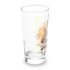 jun-hoshiのルリビタキ ♂ Long Sized Water Glass :left