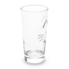 猫のひげ SUZURI店の猫のひげロゴマークシリーズ Long Sized Water Glass :left