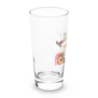 RISUTANのハッピーバレンタイン！スキのチョコをプレゼントするりすたん Long Sized Water Glass :left