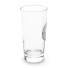 戦国神社 -戦国グッズ専門店-の蒲生氏郷/対い鶴/ブラック Long Sized Water Glass :left