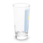 みにゆん　ねこのGood night, puppy ~ blue Long Sized Water Glass :left