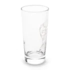 じゆうじんのカメラ女子はすすむ Long Sized Water Glass :left