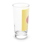 みにゆん　ねこの愛を抱いた子犬~ Long Sized Water Glass :left