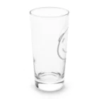 nijishokuninのなかいさんちのぶた(ありがとう)黒 Long Sized Water Glass :left