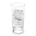 ariariartの世界でもっとも孤独なクジラとラジオ【チャリティー】 Long Sized Water Glass :left