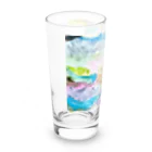 アジアンカフェXanh（サイン）のスミレの初めての水彩画 Long Sized Water Glass :left