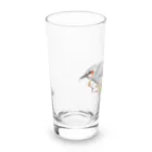 森図鑑の[森図鑑] ヒヨドリとツルウメモドキ Long Sized Water Glass :left