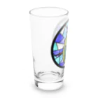 くいなの母のこがたのげんごろうステンドグラス風 Long Sized Water Glass :left