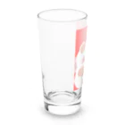 little_cloverのパンダと女子 Long Sized Water Glass :left