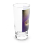 箏譜職人 織姫の箏と桜（箏譜「荒城の月」イメージ画像）正方形 Long Sized Water Glass :left