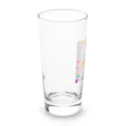 artisticのランダムペインティング Long Sized Water Glass :left