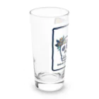 髑髏フラワーの髑髏フラワーグラフィック Long Sized Water Glass :left