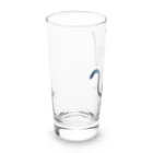 三宅 唯の波動関数の猫：青シンプル Long Sized Water Glass :left